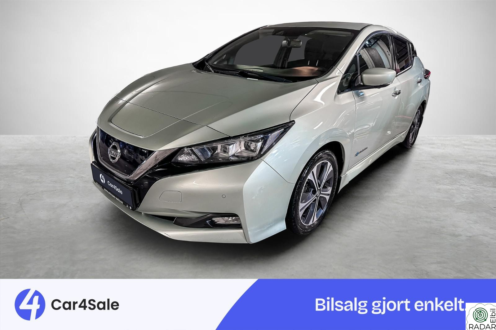NISSAN LEAF 40kWh 40kWh 270km / ACC / Del-skinn / Kamera / Navi / Norsk
