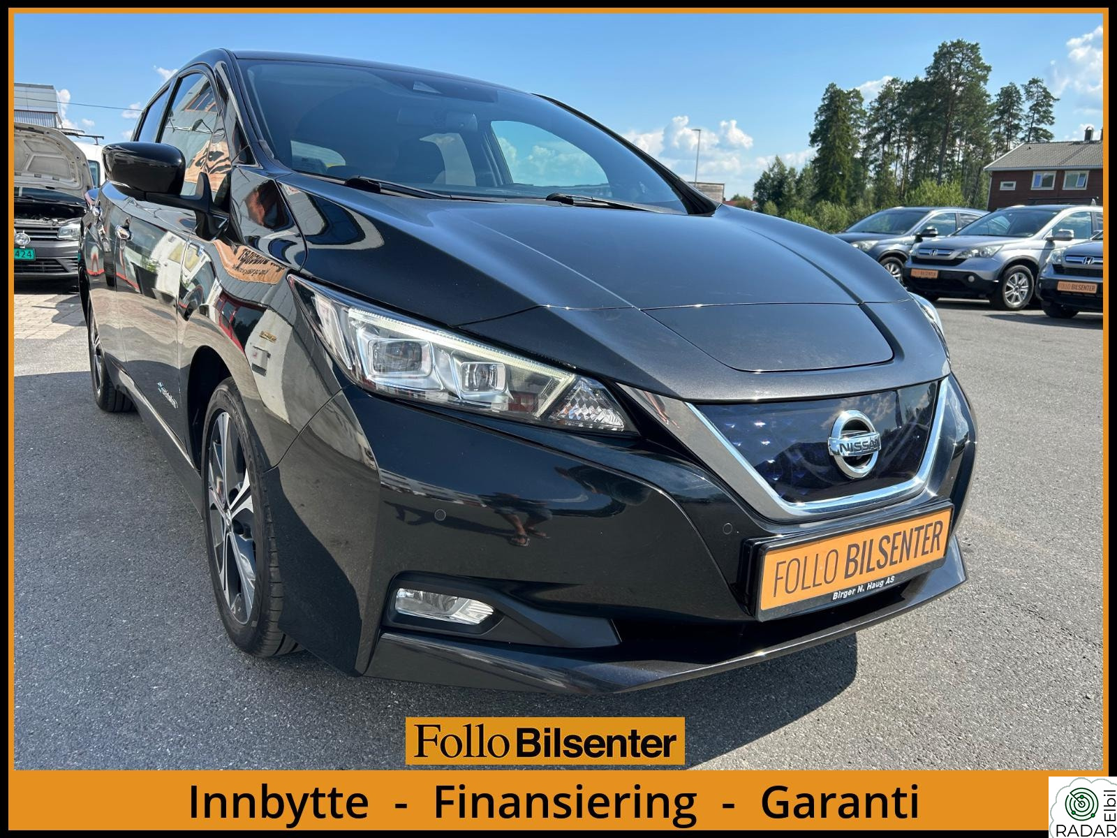 NISSAN LEAF 40kWh 40KWH 150 HK FULGT OPP ALLE SERVICE NYLIG EU 07/2027