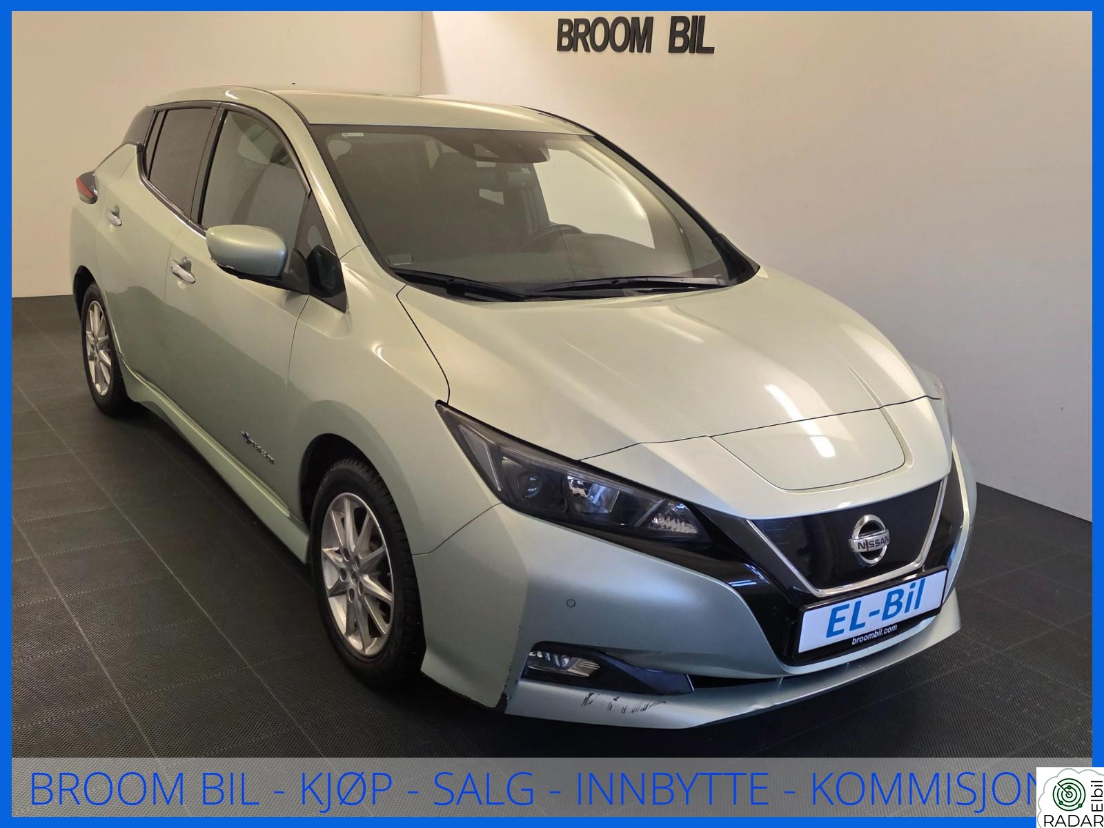 NISSAN LEAF 40kWh 40kWh 150HK 270KM WLTP/360KAM/NAVI/MERCASOL/NORSK/EU OK