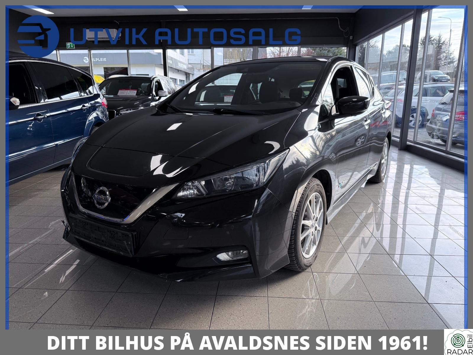 NISSAN LEAF 40kWh 40KWH 150HK 270KM WLTP 360KAMERA/ACC/VARME RATT/NAVI++