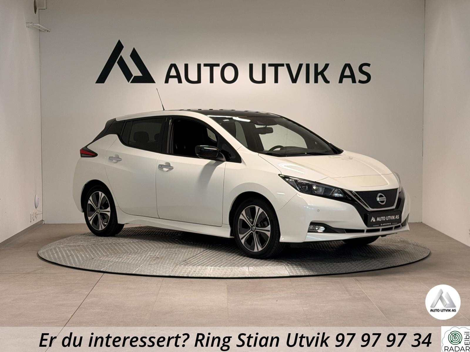 NISSAN Leaf 40kWh /EN EIER/NY SERVICE/KEYLESS/ACC/R.VARME/DAB/40kWh/270KM