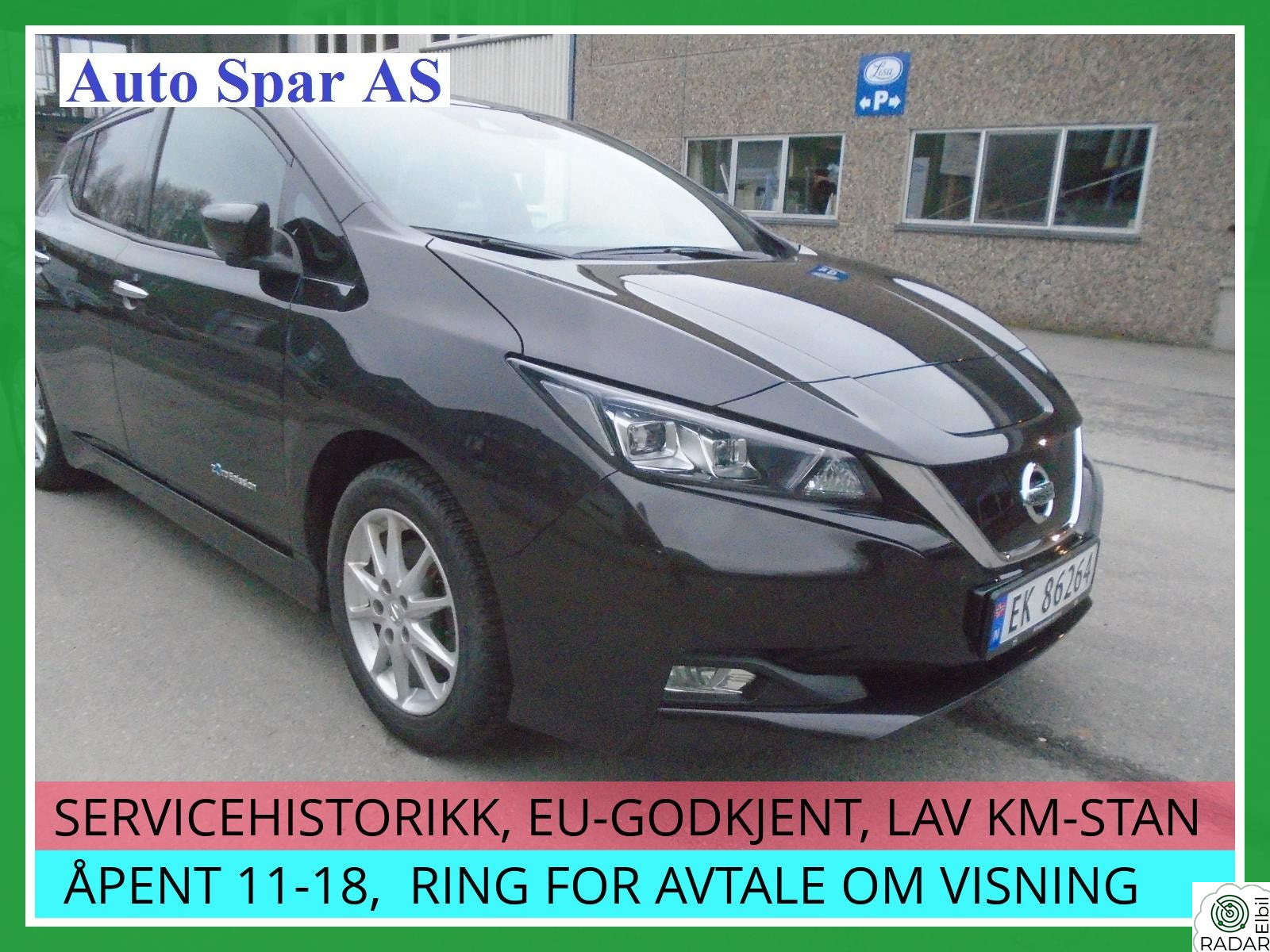 NISSAN LEAF 40kWh N-CONNECTA, SOLGT NY I NORGE, BATTERIGARANTI, PEN