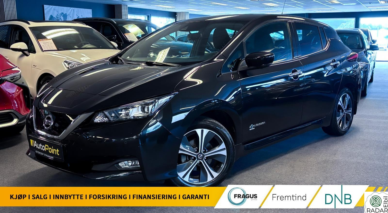 NISSAN LEAF 40kWh 40kWh/ACENT/E-PEDAL/150HK/360.KAM/CARPLAY/EU.11.25