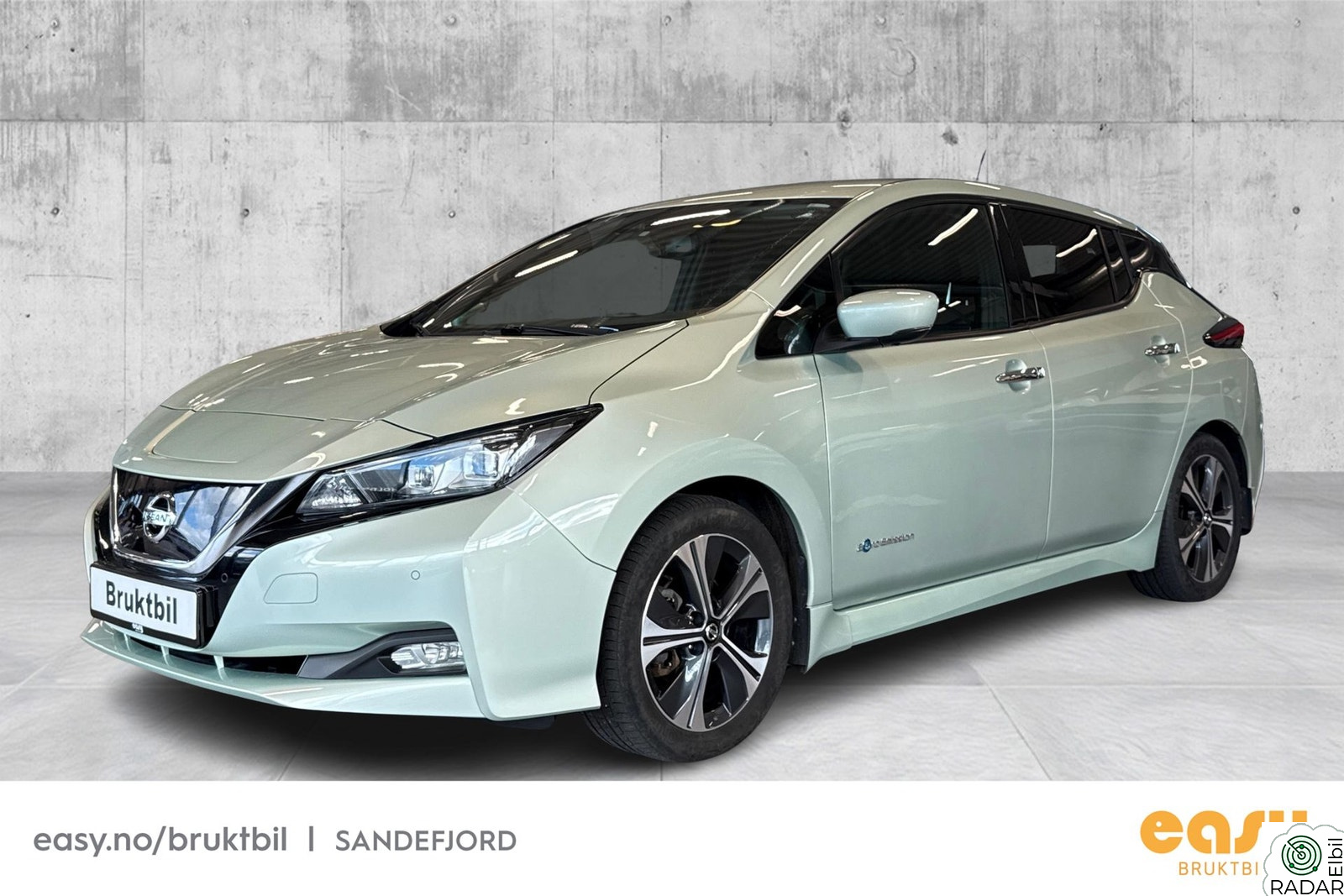 NISSAN LEAF 40kWh 40 kWh/SOH-test/360Kam/Keyless/Cruise/Navigasjon +++