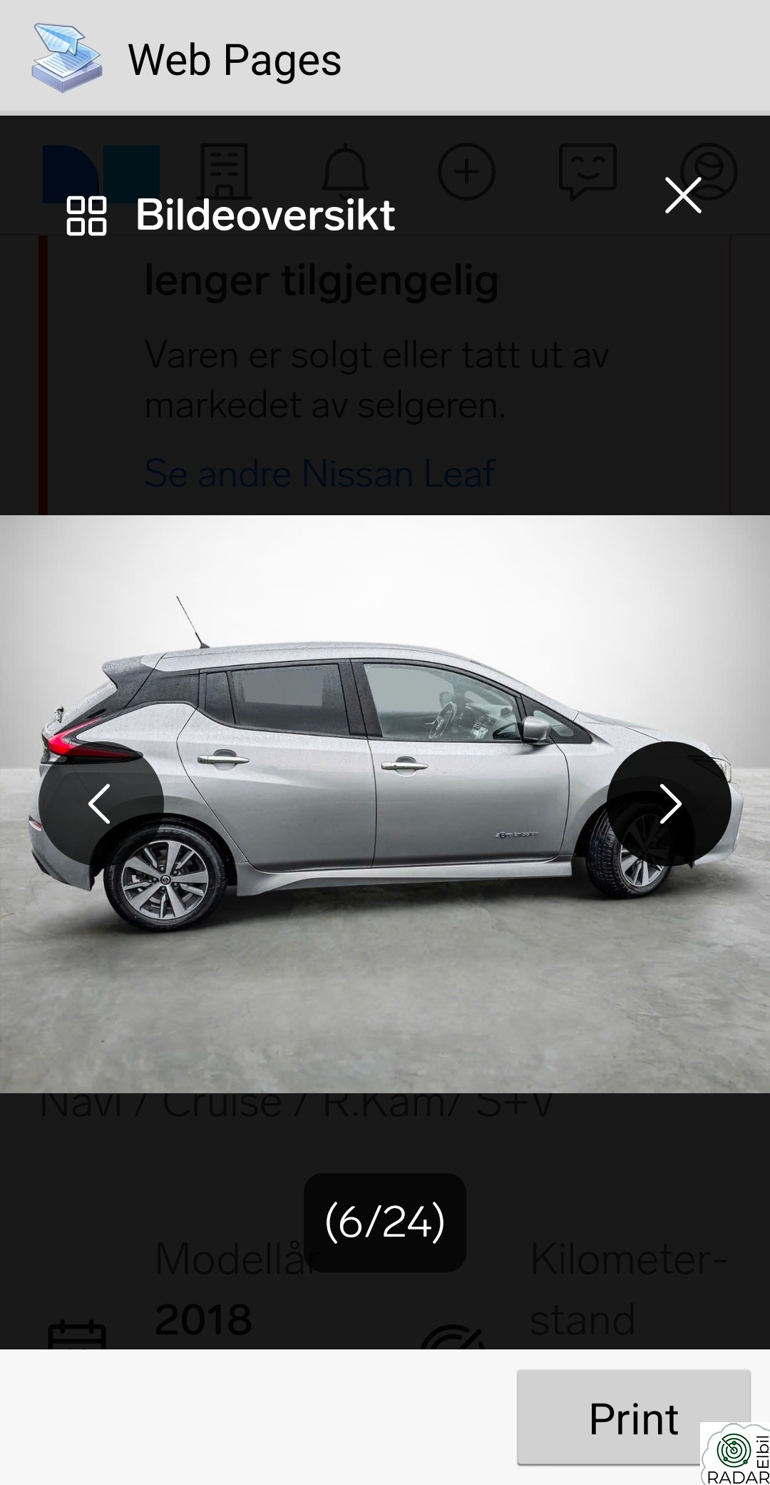 NISSAN LEAF 40kWh 40kWh Acenta