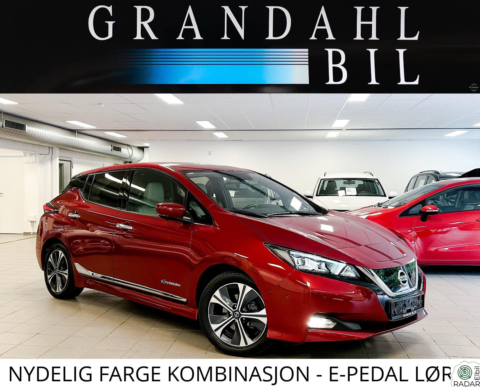 NISSAN LEAF 40kWh 40kWh TEKNA FLOTT LYST INTERIØR NAVI DAB 360KAMERA ++