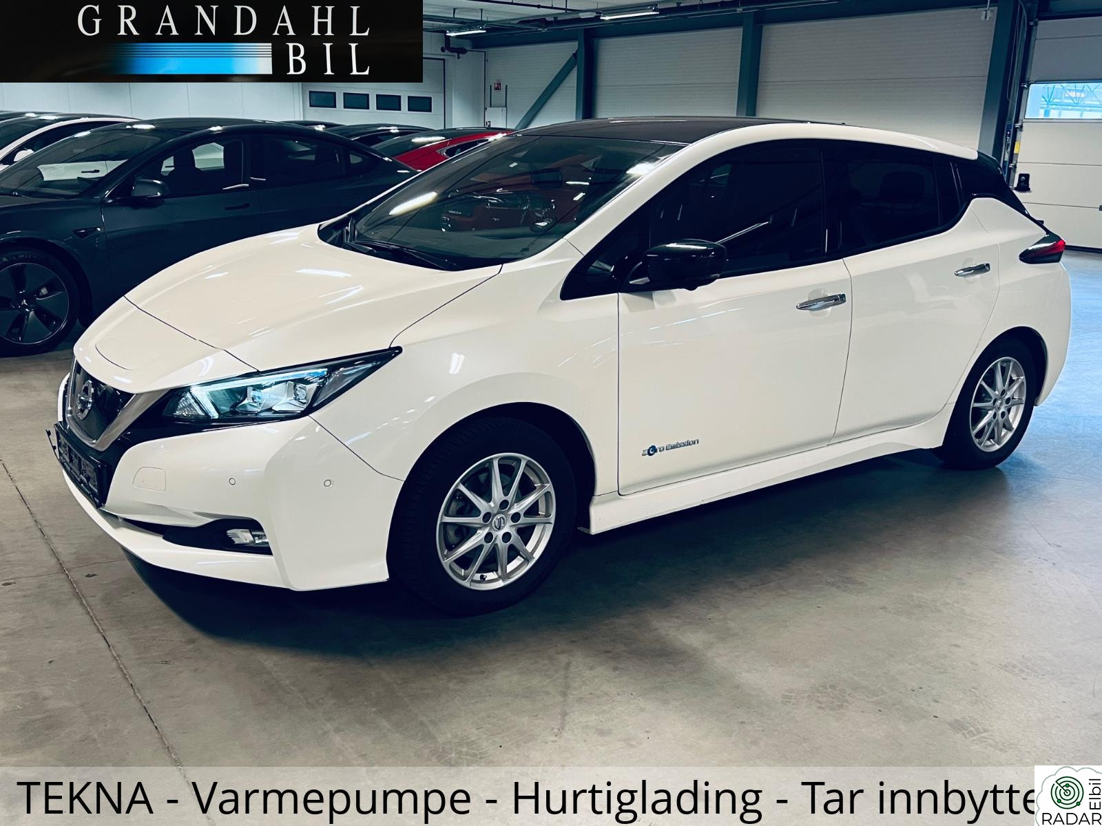 NISSAN LEAF 40kWh 40 Kwh - TEKNA - 360 grader k. - BOSE - Varmepumpe