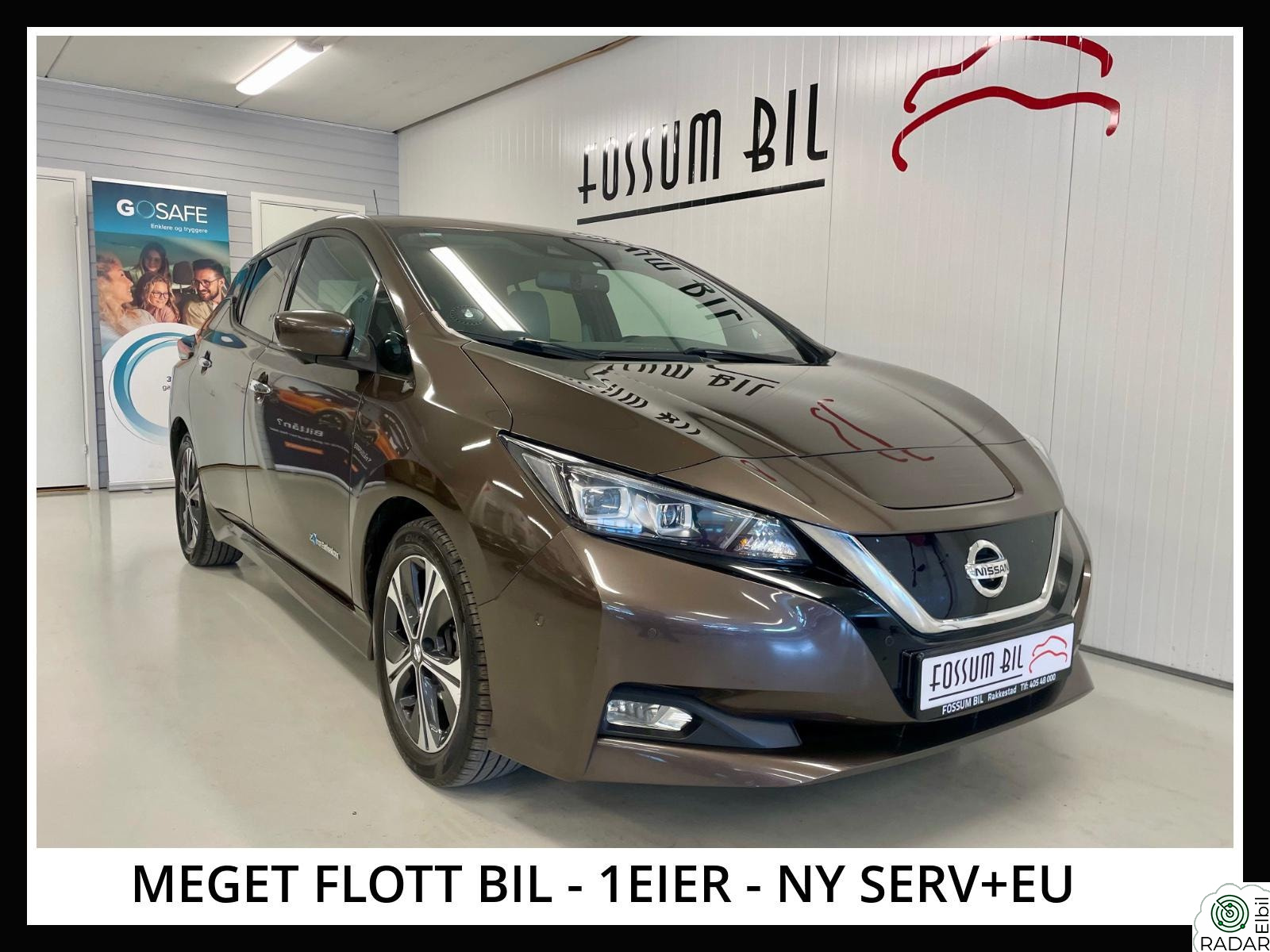 NISSAN LEAF 40kWh 40kWh TEKNA/NORSK/1EIER/BOSE/ADAP CRUIS/SKINN/PRAKTEKS.