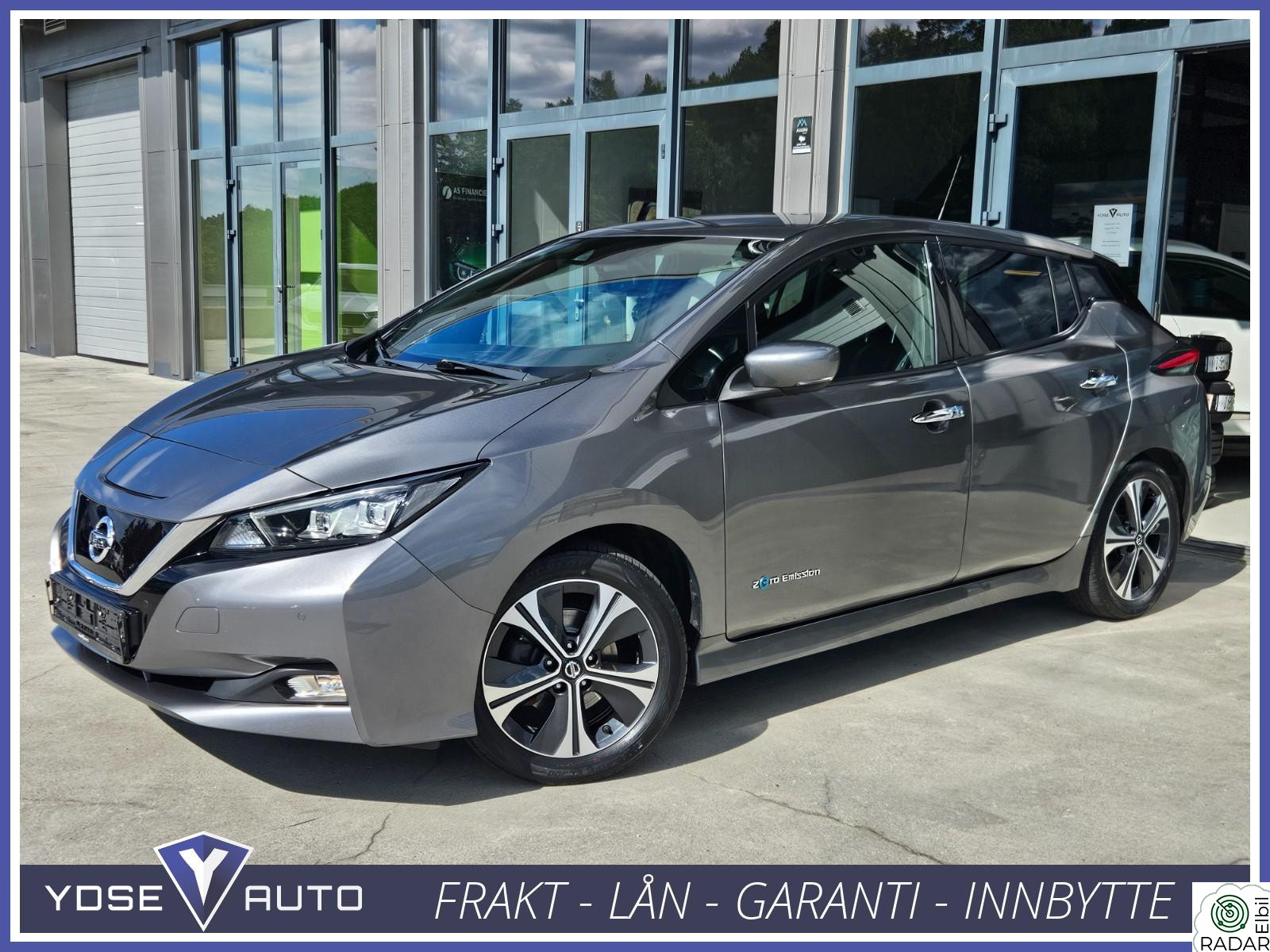 NISSAN LEAF 40kWh 40kWh Tekna ACC Skinn 360kam Navi Bose V.pumpe EU 06/28