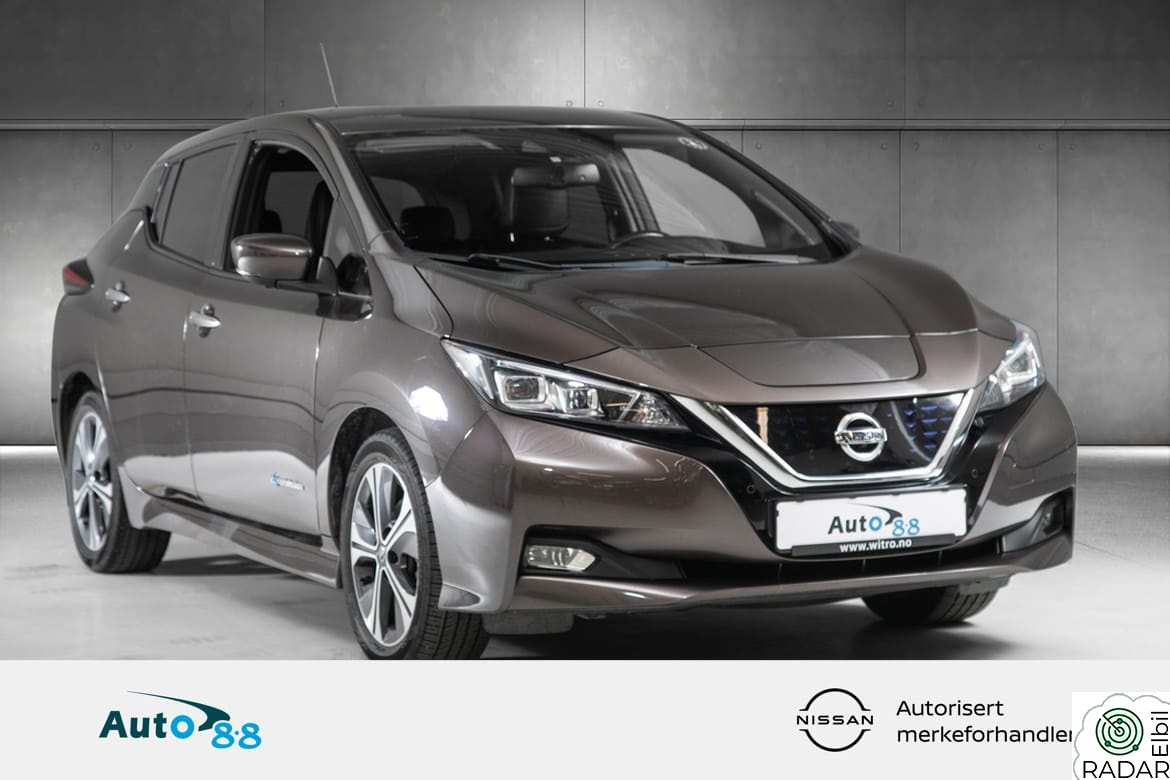 NISSAN Leaf 40kWh / LAV KM! / TEKNA / NY SERVICE / ++!