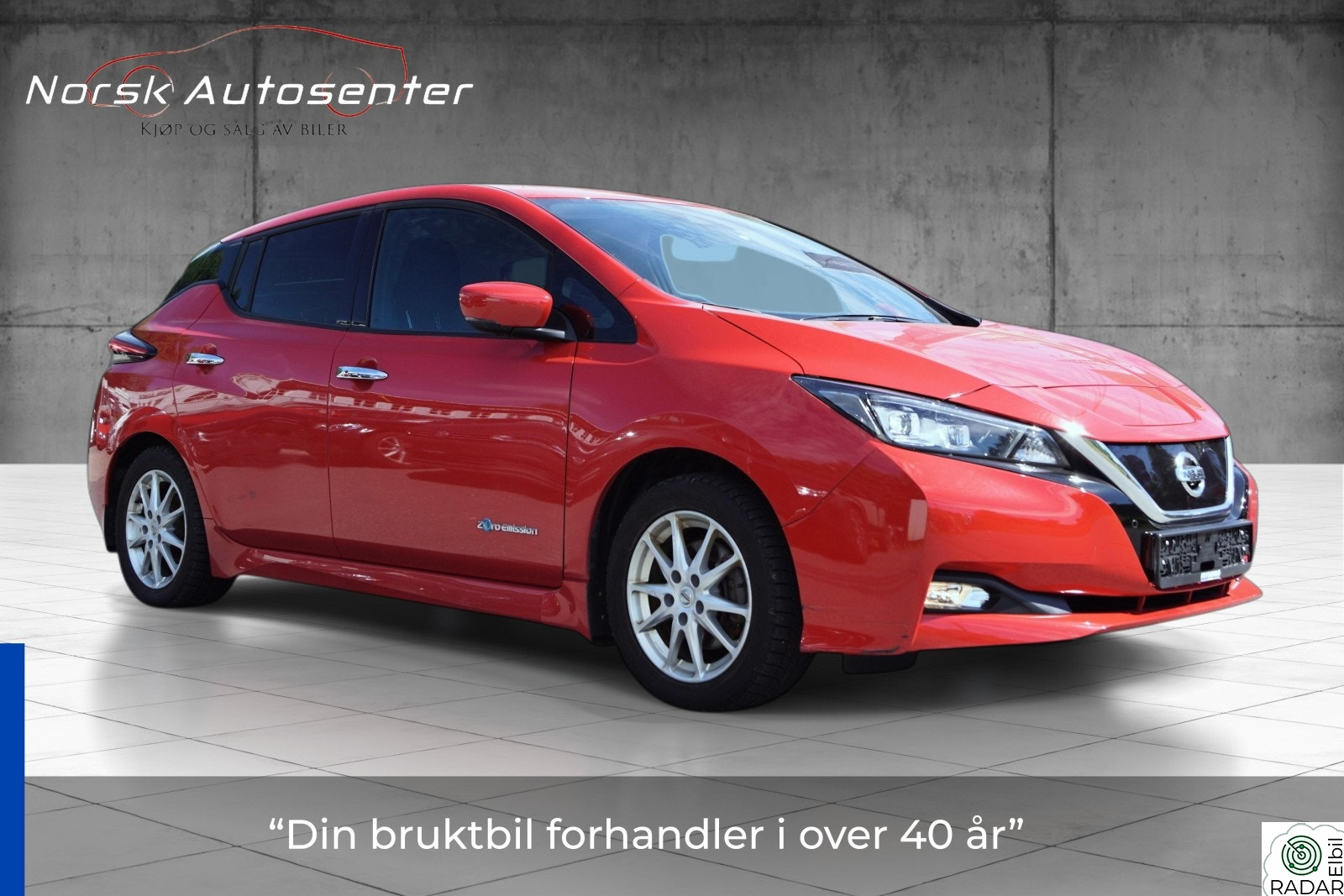 NISSAN LEAF 40kWh 40kWh | ZERO EMISSION | 1-EIER | CARPLAY | 360 | S.HIS