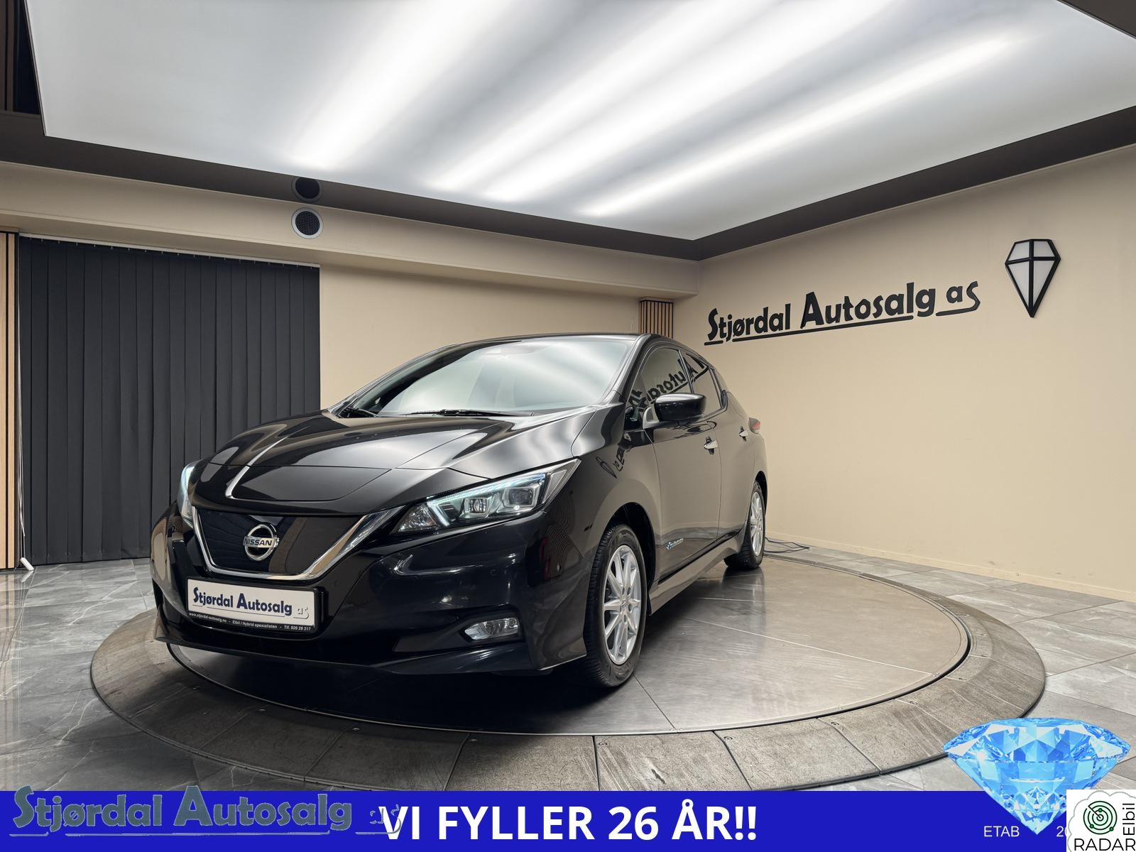 NISSAN LEAF 40kWh 40kWh Tekna BOSE/ACC/Navi/DAB/Rattvarme/360g.k Norsk