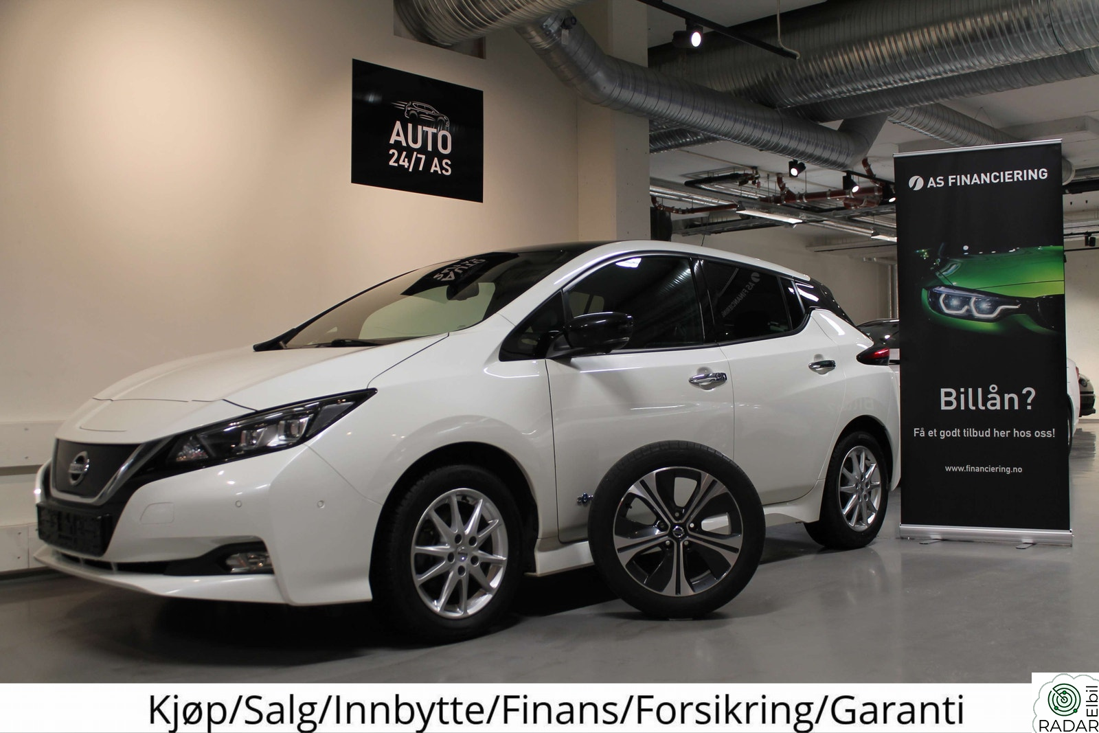NISSAN Leaf 40kWh 1-eier/Strøken/NY-Service/EU-31-10-2027