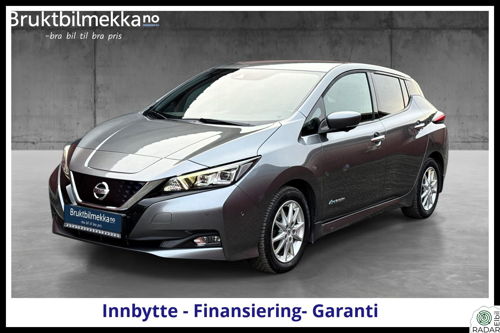 NISSAN LEAF 40kWh Tekna 40 kWh 2018 | 1 eier | Ledbar | NY Service & EU