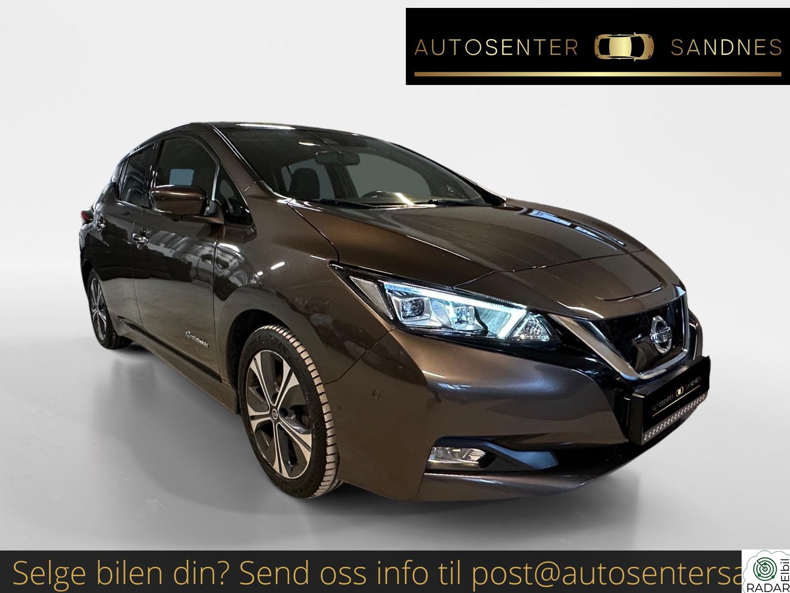 NISSAN Leaf 40kWh Tekna/NyeDekk/360kam/FullService/Multi.Ratt/Bose ++