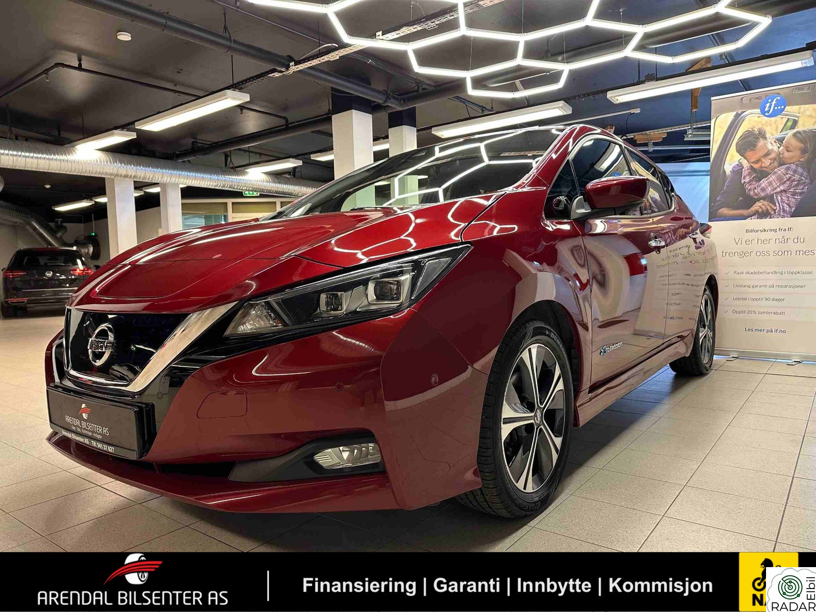 NISSAN Leaf 40kWh 1EIER / LAV KM / TEKNA / R.KAMERA / 40kWh / VELHOLDT
