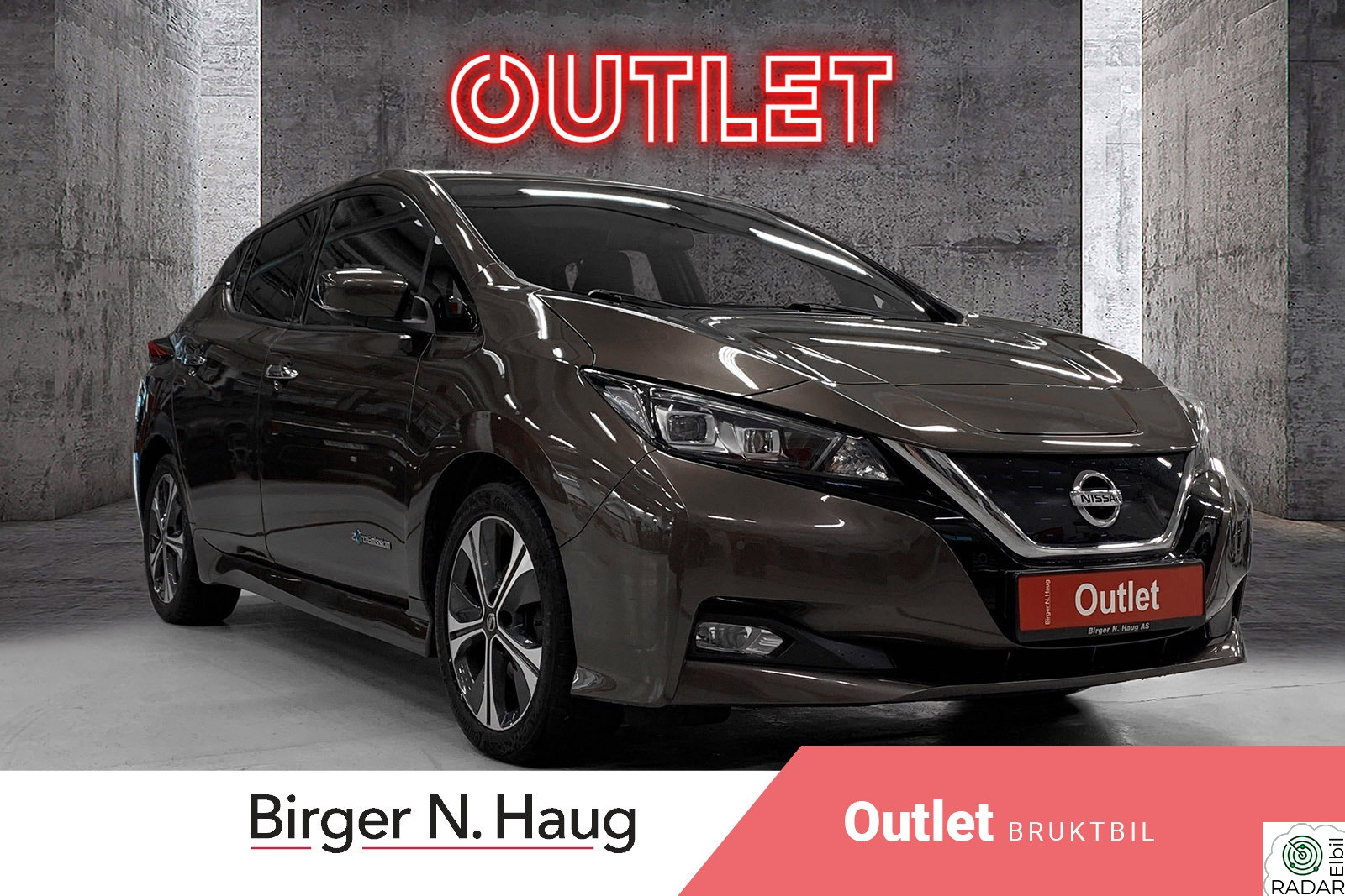 NISSAN Leaf 40kWh 40kWh Tekna VARMEPUMPE/DELSKINN/360CAM/ADAPTIV/BI-LED++