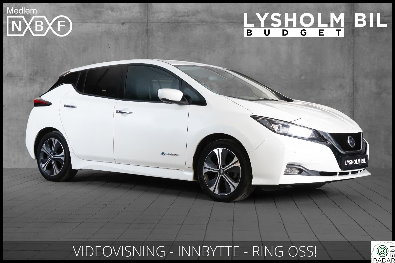 NISSAN Leaf 40kWh 40kWh/Tekna/Delskinn/Bose/Acc/Keyless/Navi//Ny eu