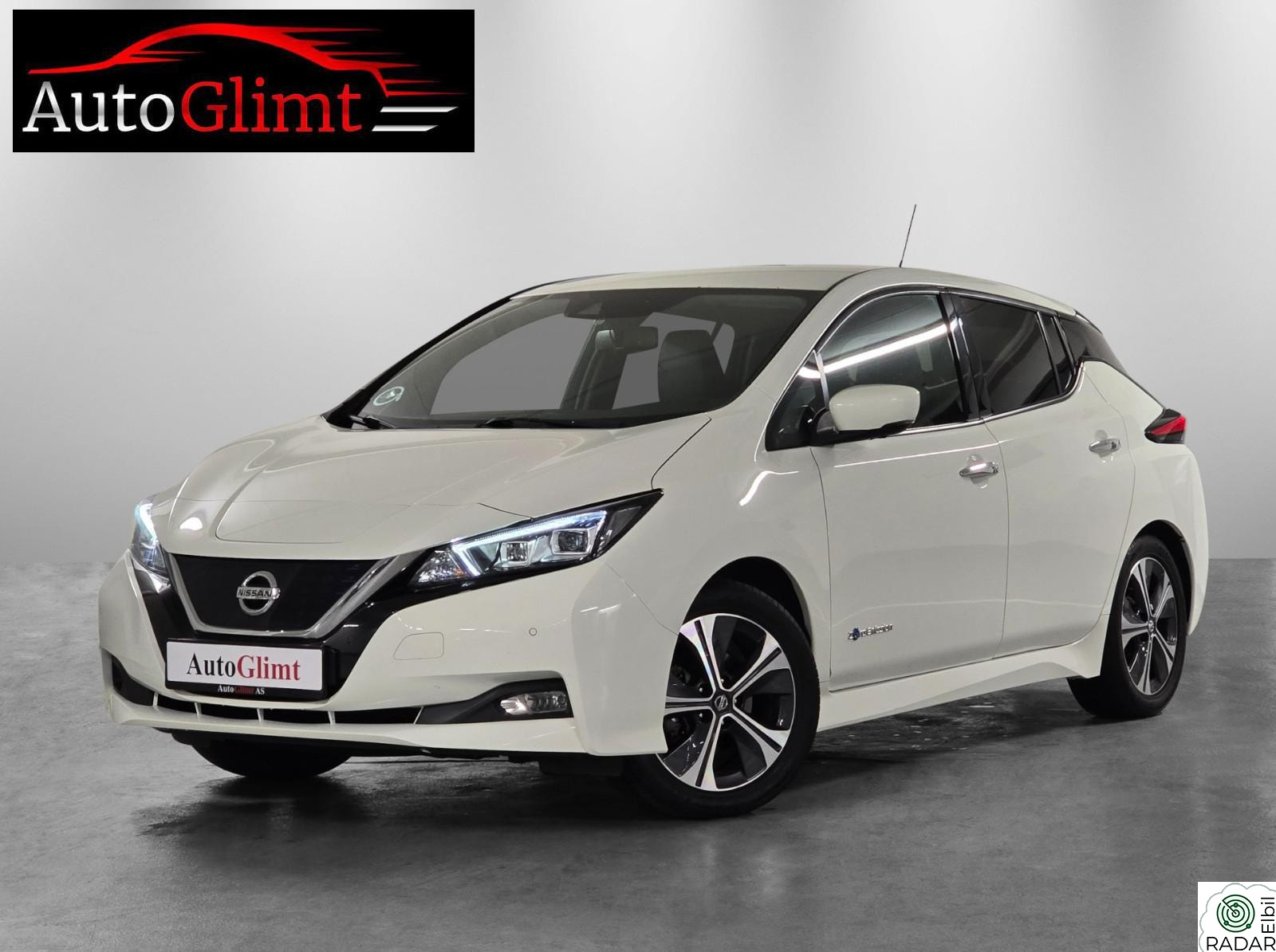 NISSAN Leaf 40kWh 40kWh TEKNA/Skinn/Bose/ACC/360Kam/Keyless/Navi/1-eier!