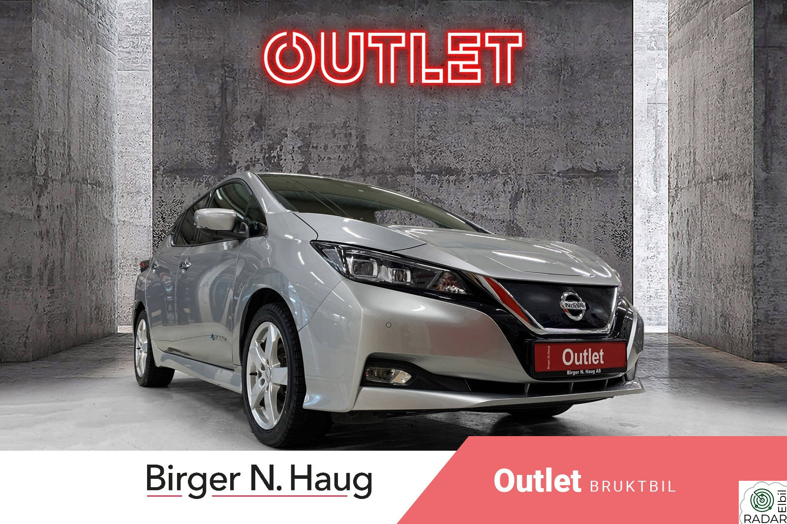NISSAN Leaf 40kWh 40kWh N-Connecta OUTLET/VARMEPUMPE/DELSKINN/ADAPTIV/LED