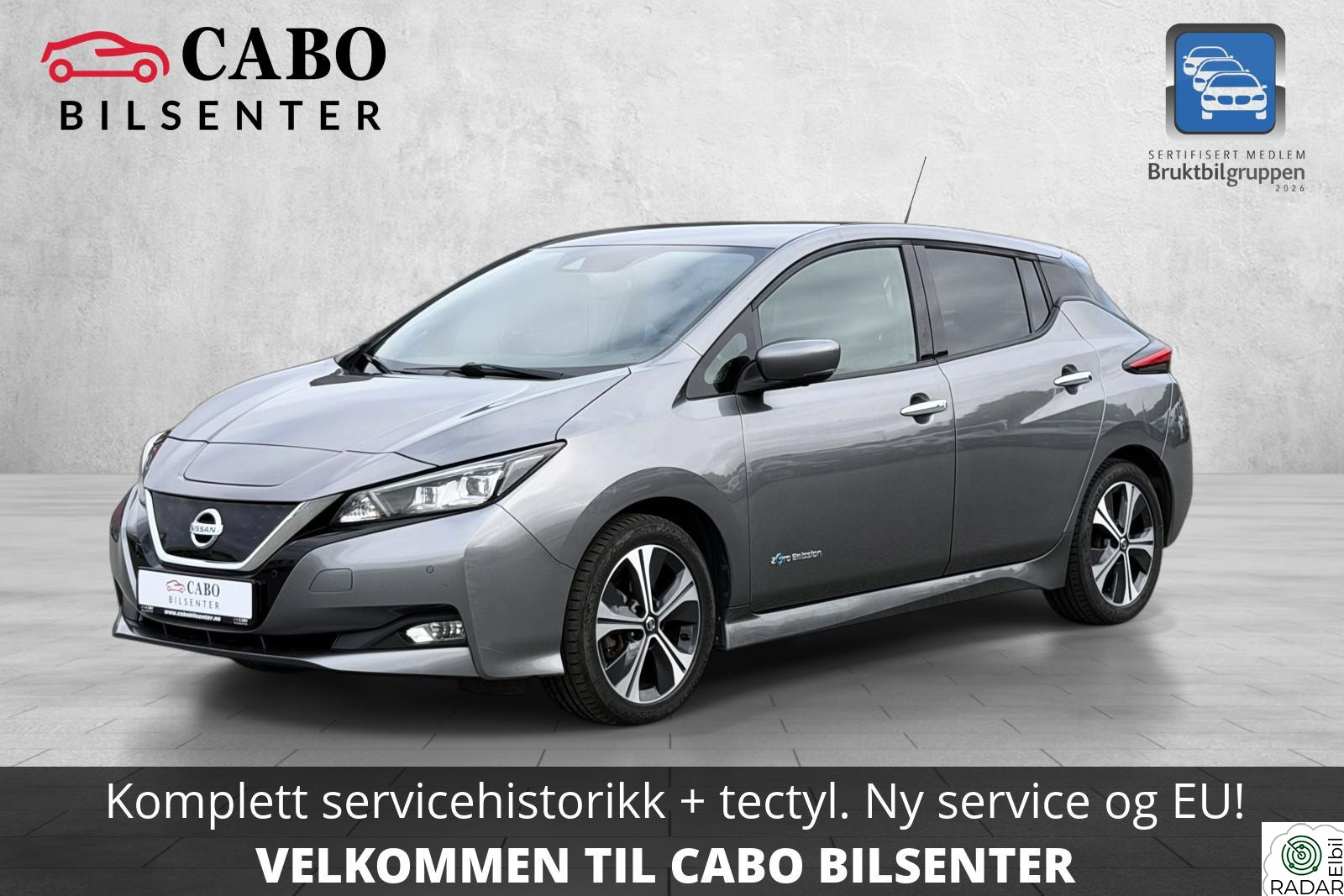 NISSAN Leaf 40kWh 40kWh | 1 ÅRS GARANTI | ACC | 360 | 270KM WLTP