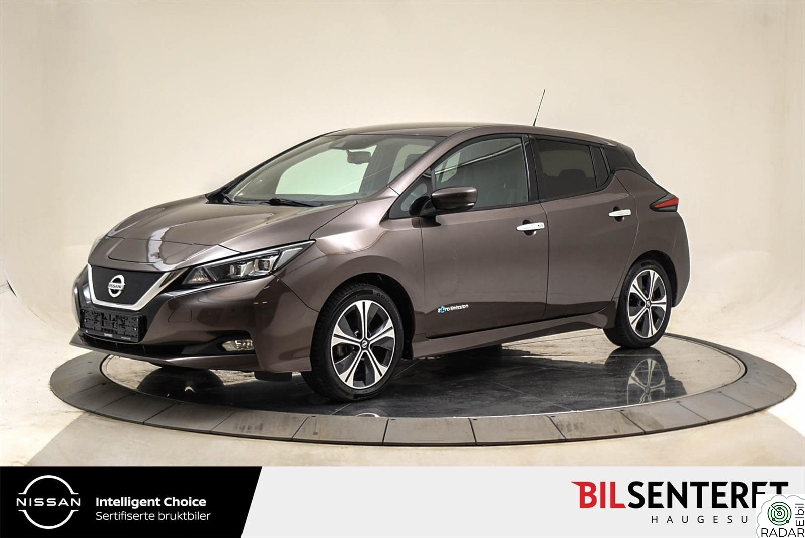 NISSAN Leaf 40kWh Tekna 40 KWT 360 kamera, Skinnseter, Navi