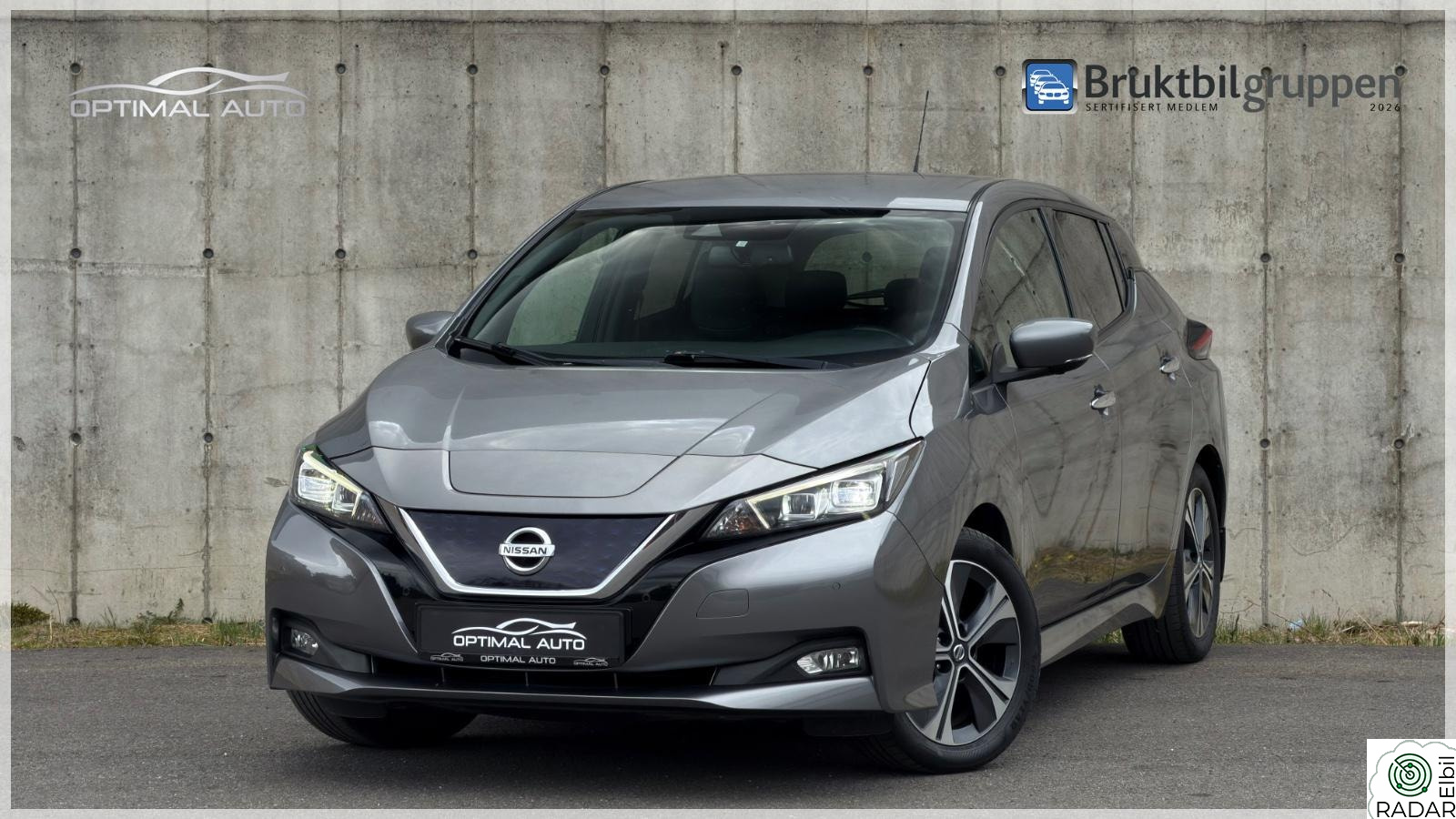 NISSAN Leaf 40kWh 40kWh Tekna/ACC/Skinn/360-kam/Navi/Bose/EU2027/++