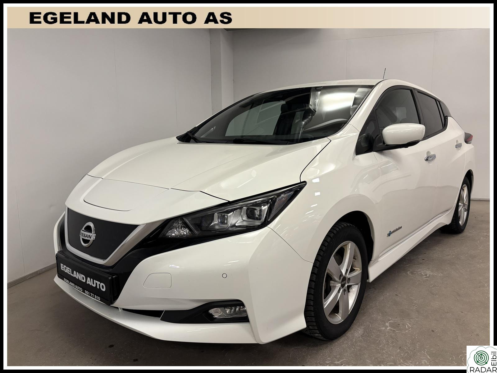 NISSAN Leaf 40kWh 40kWh 360*kamera Apple Carplay Varme i Ratt Keyless +++