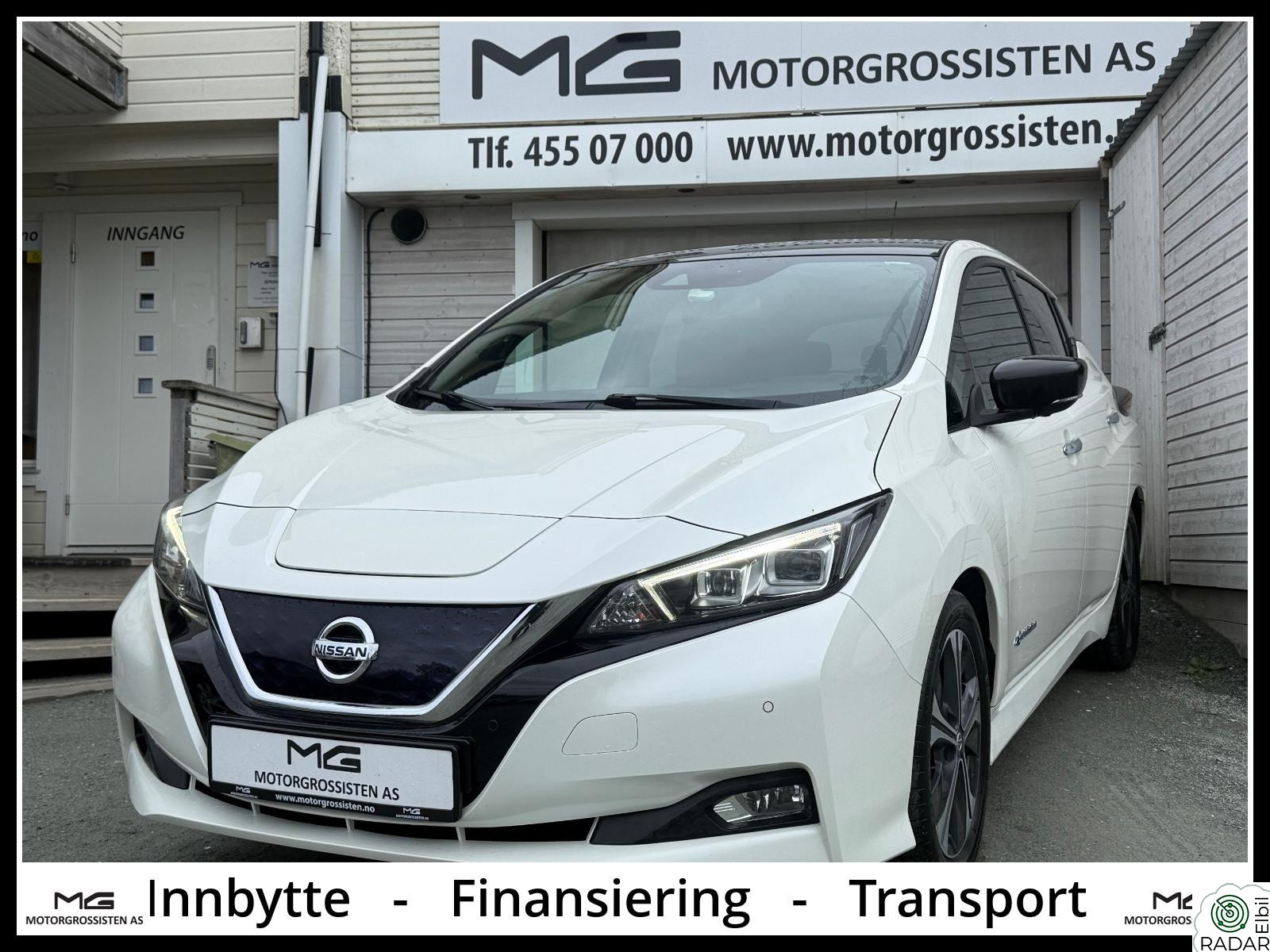 NISSAN Leaf 40kWh Tekna 40kWh 270km -Hurtiglading-Varmepumpe-