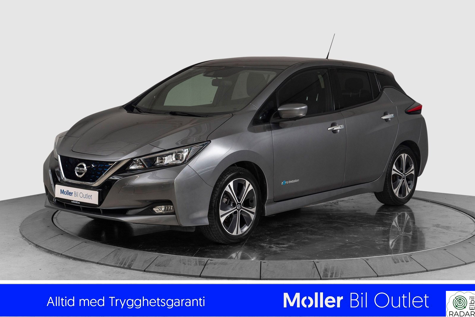 NISSAN Leaf 40kWh 40kWh Acenta - 360kam, ACC, Skinnseter, Navi