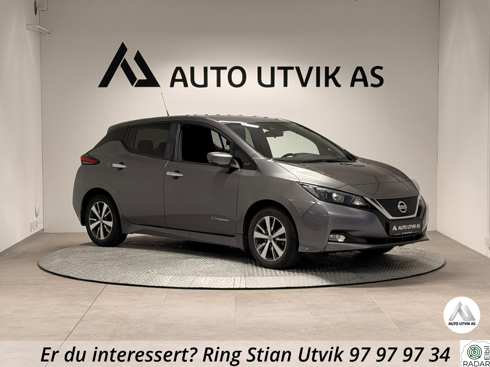 NISSAN Leaf 40kWh 40kWh/270KM/NY SERVICE/KEYLESS/ACC/RATTVARME/DAB