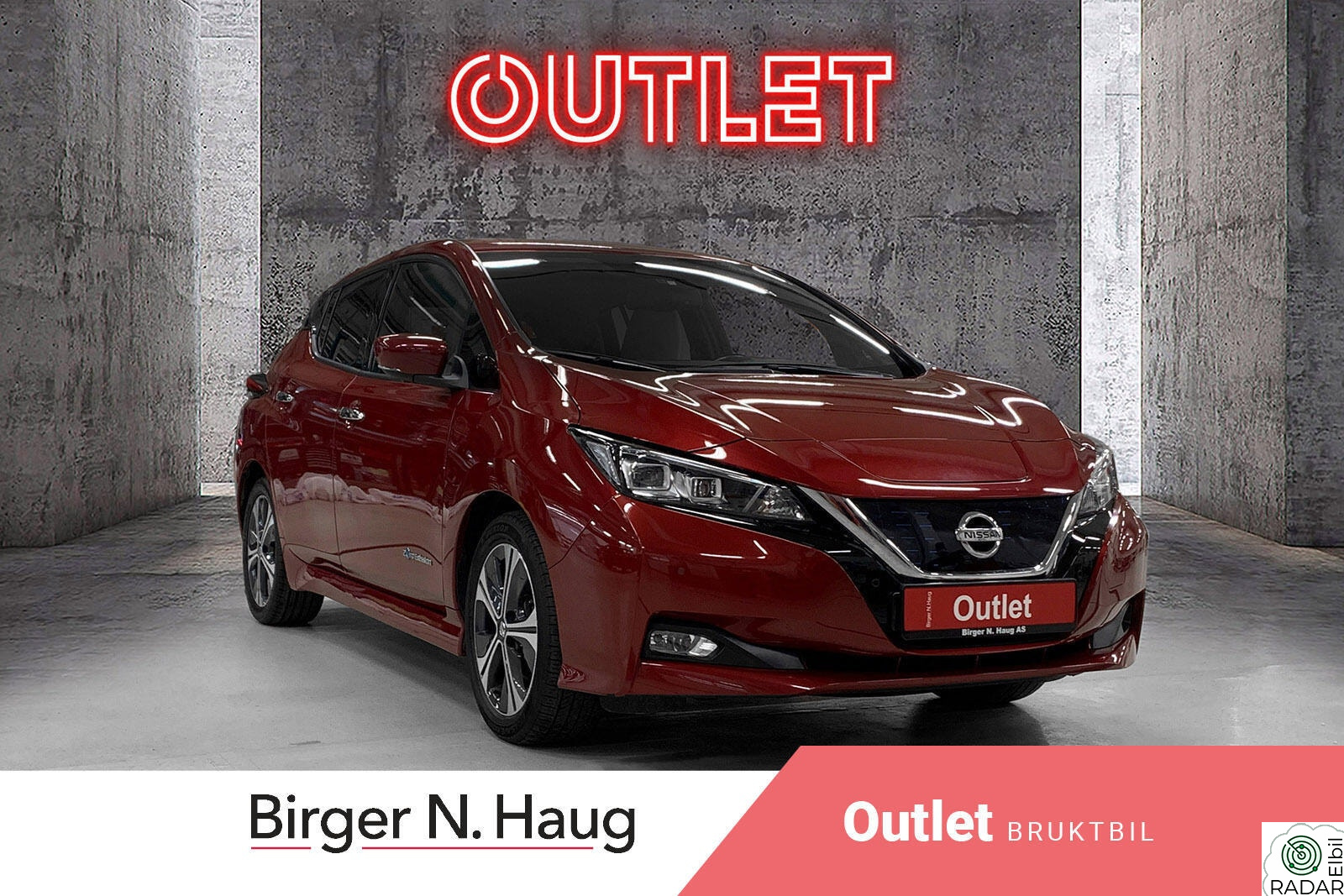 NISSAN Leaf 40kWh 40kWh N-Connecta OUTLET | RØD LEAF? TA EN TITT PÅ DENNE
