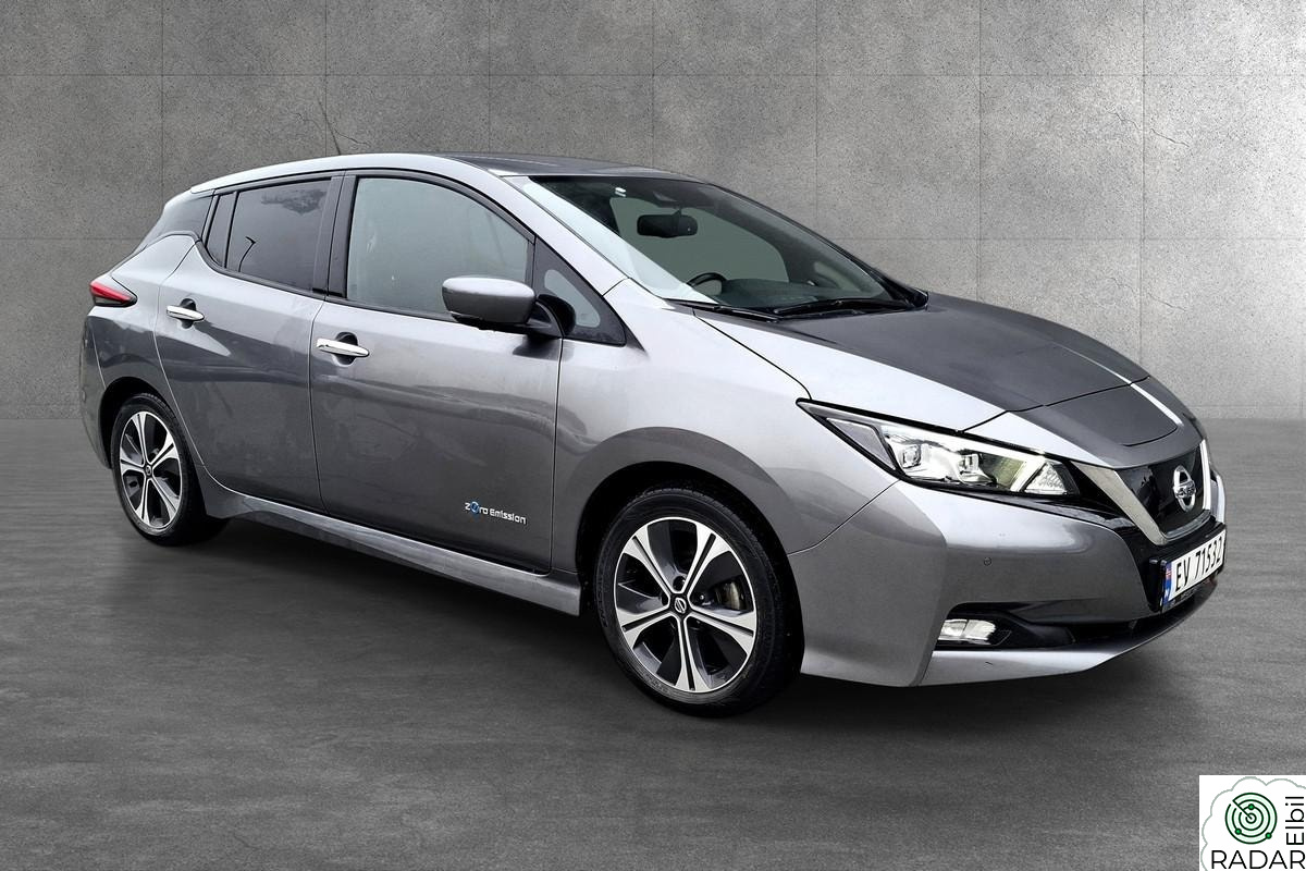 NISSAN Leaf 40kWh 40kWh ACC LED NAVI KAMERA DAB+ CARPLAY 17" NORSK BIL ++