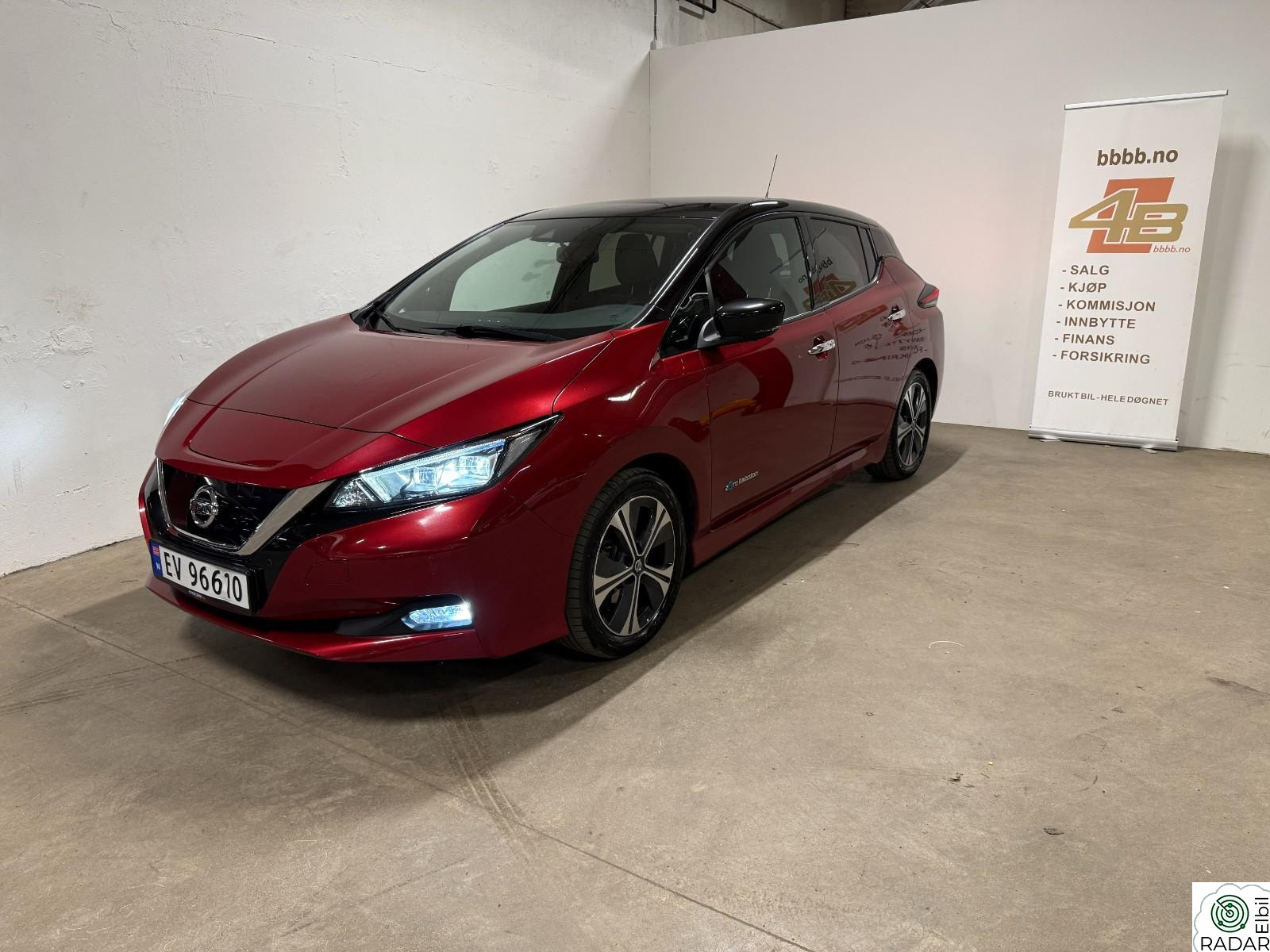 NISSAN Leaf 40kWh 40kWhTekna."Strøken".BOSE.Full hist.100%batt.1eiers!
