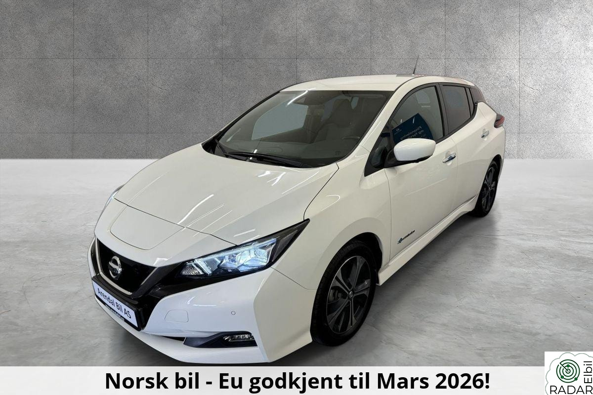 NISSAN Leaf 40kWh Tekna, 360kamera, ACC, Bose, Navi, 1 Eier- LAV KM