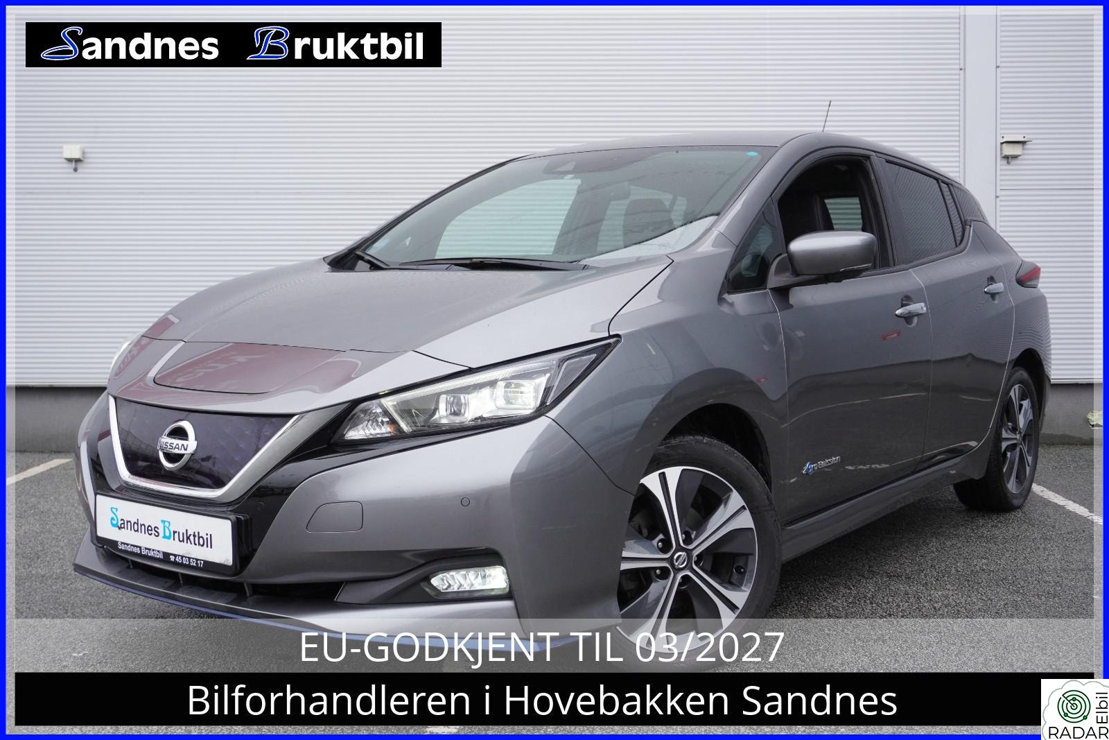 NISSAN Leaf 62kWh 62kWh TEKNA,SKINN,360KAMERA,BOSE,ACC,NAVI,TLF,DAB+,USB