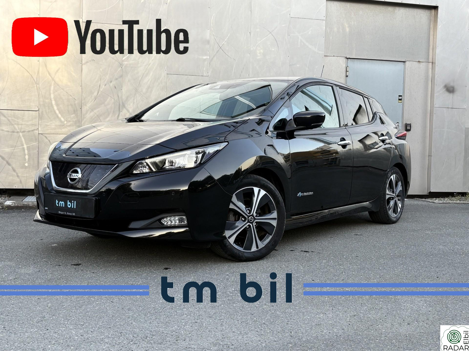 NISSAN Leaf 40kWh 40kWh Tekna Batteritest Komplett servicehistorikk Norsk