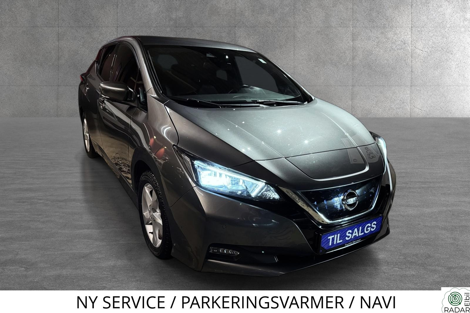NISSAN Leaf 40kWh 40kWh,360 KAMERA, D.SKINN, RATTVARME, KEYLESS, DAB, ACC