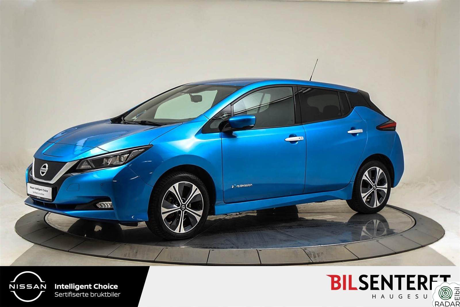 NISSAN Leaf 62kWh Tekna 62 KWH 360 kamera, Navi, Skinnseter