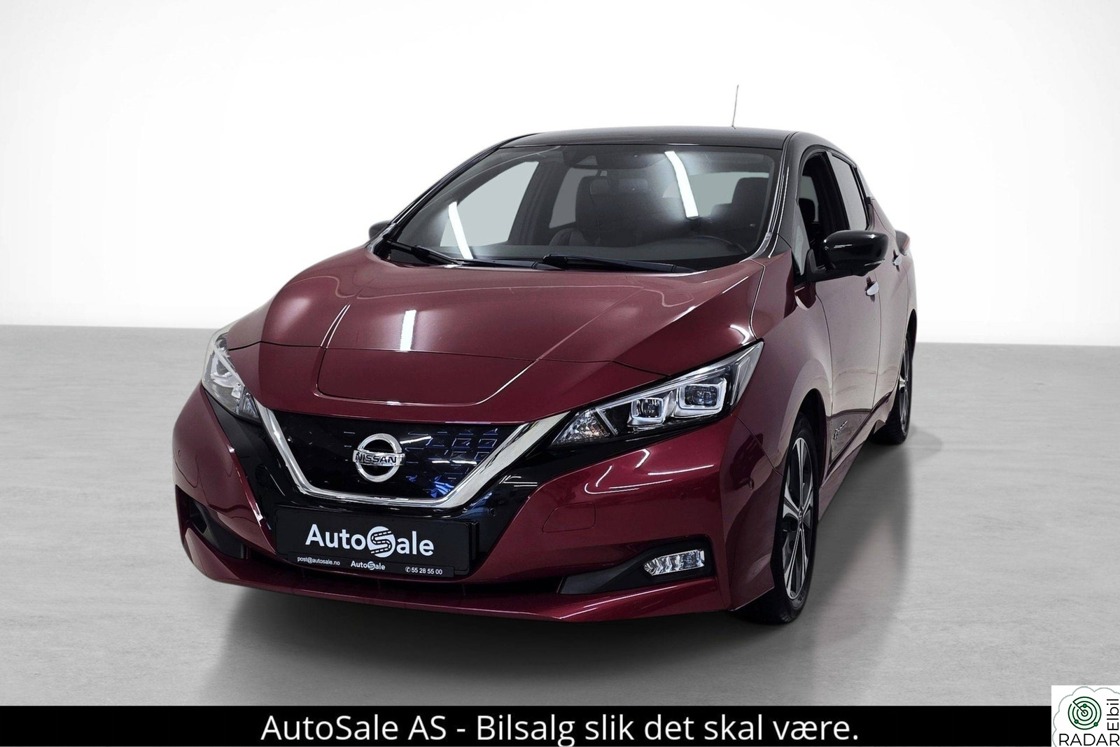 NISSAN Leaf 40kWh 40kW Tekna/Garanti/Batteritest/Takst/NY-EU/S+V