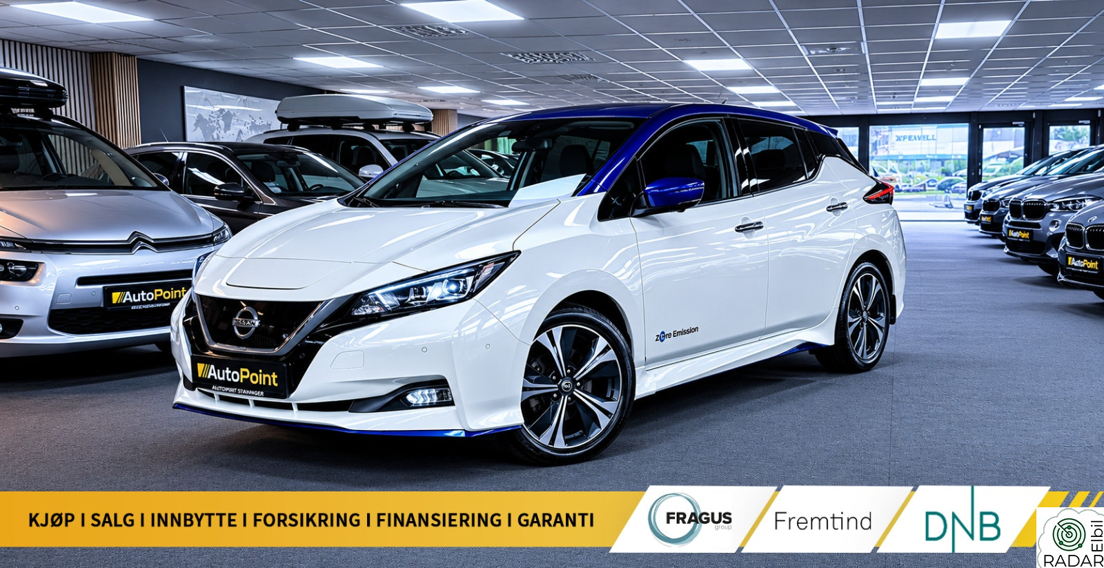 NISSAN Leaf 62kWh 62kWh/218HK/TEKNA/BOSE/SKINN/NAVI/DAB/360KAM/EU.08.2027