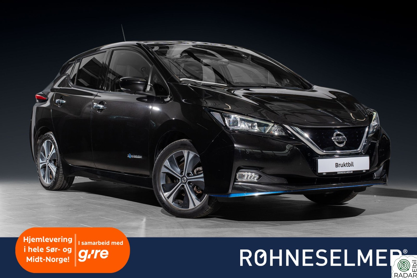 NISSAN Leaf 62kWh |Topputstyrt|Stort batteri| 1 eier|helskinn|EU Des 27|