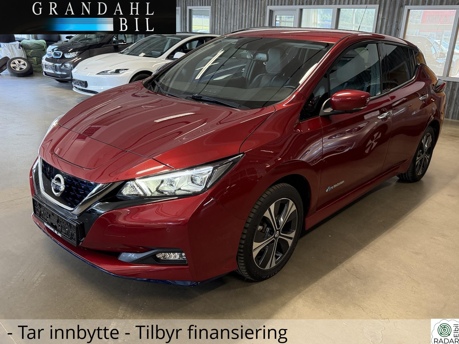 NISSAN Leaf 62kWh 62 KWH - TEKNA - SKINN - Tar innbytte -Tilbyr finans