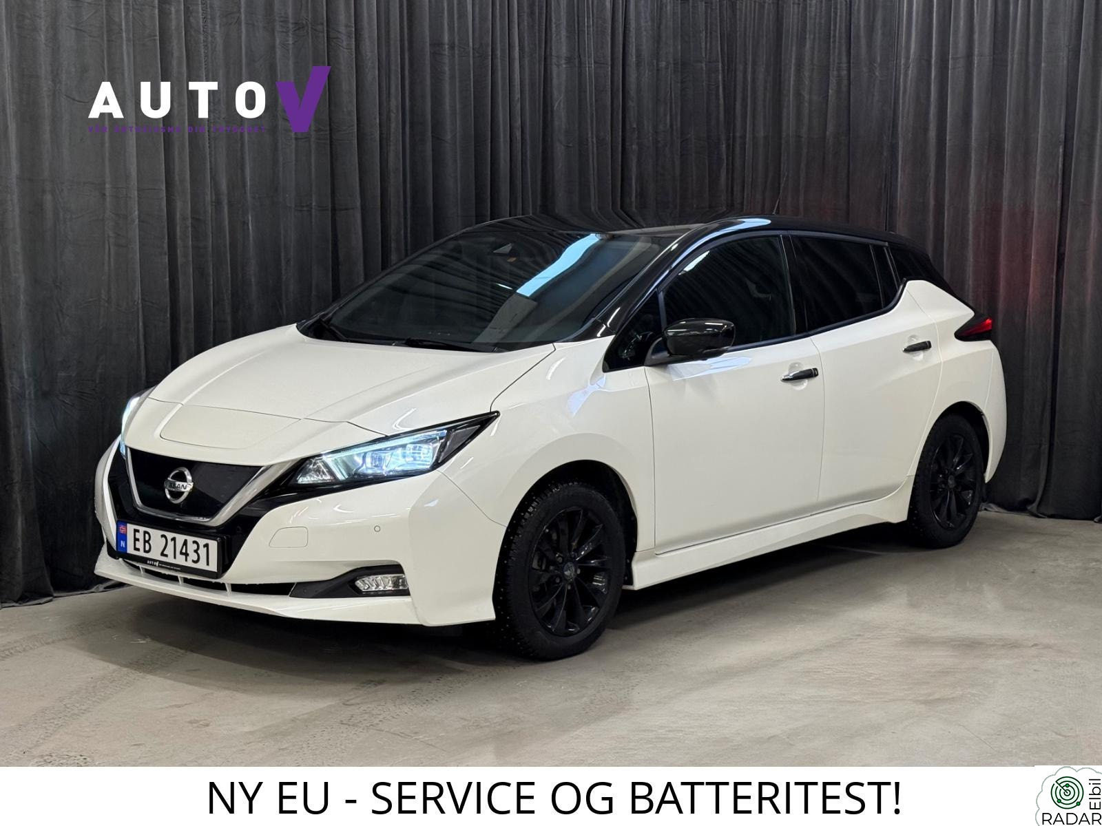 NISSAN Leaf 40kWh NYPRIS 40kWh NConnecta 360/ACC/Navi/R.varme/Batteritest