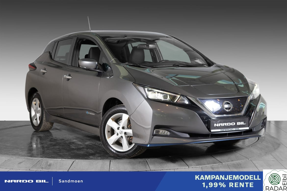 NISSAN Leaf 62kWh Kampanje fra kun 1,99% rente-  385Wltp