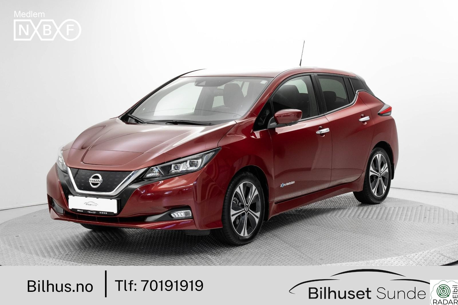NISSAN Leaf 40kWh 40kWh 270km N-Connecta ACC,Navi,360,R.kam,Ratt.varme+++
