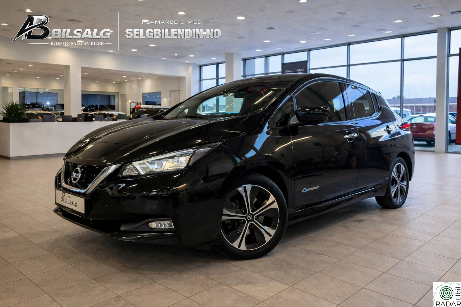 NISSAN Leaf 40kWh Topp-utgave/40kWh/Hel-Skinn/Tekna/360-kamera/Bose