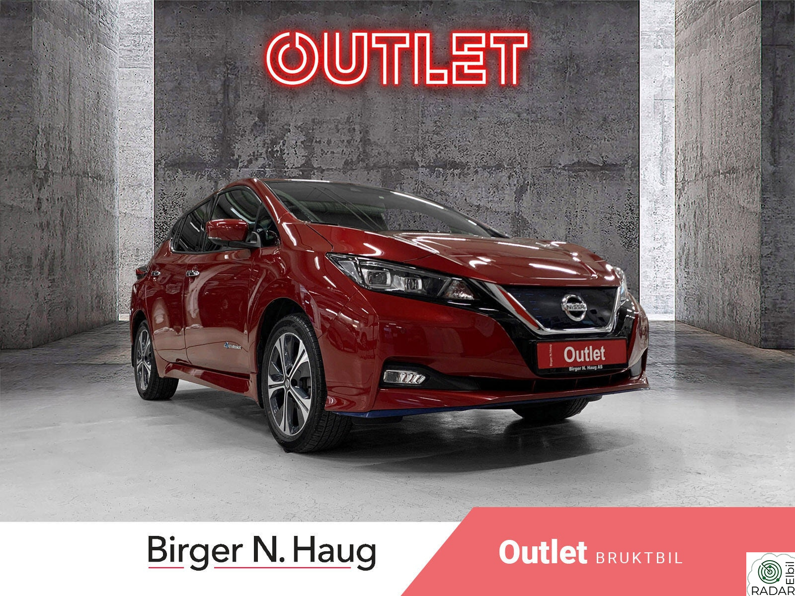 NISSAN Leaf 62kWh 62kWh e+ N-Connecta 360.KAM/ACC/V.PUMPE/LANG REKKEVIDDE