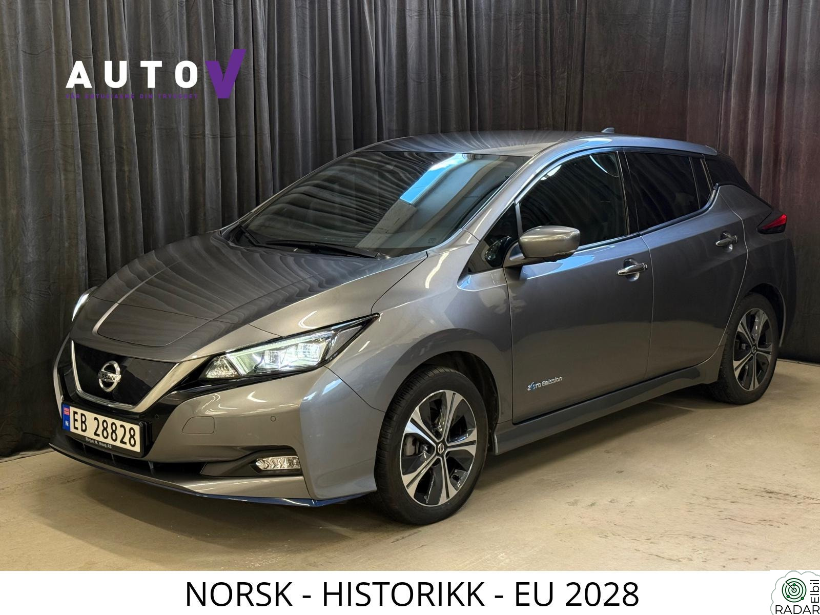NISSAN Leaf 62kWh 218HK 62kWh TEKNA SKINN/BOSE/360KAM/ACC/DAB+/NORSK