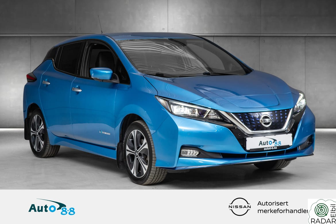 NISSAN Leaf 62kWh /BRUKTBILKAMPANJE/BOSE/ACC/VARMEPUMPE/KAMERA/SKINN/++!